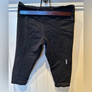 ONE TOOTH Large Child Black Cropped Short Pants Dance Costume